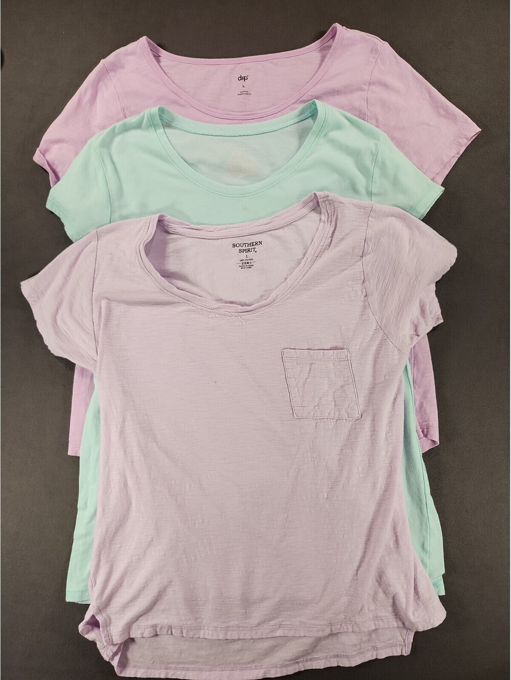 Southern Spirit | dip | No Boundaries Women's L-XXL 3pk Tees 265
